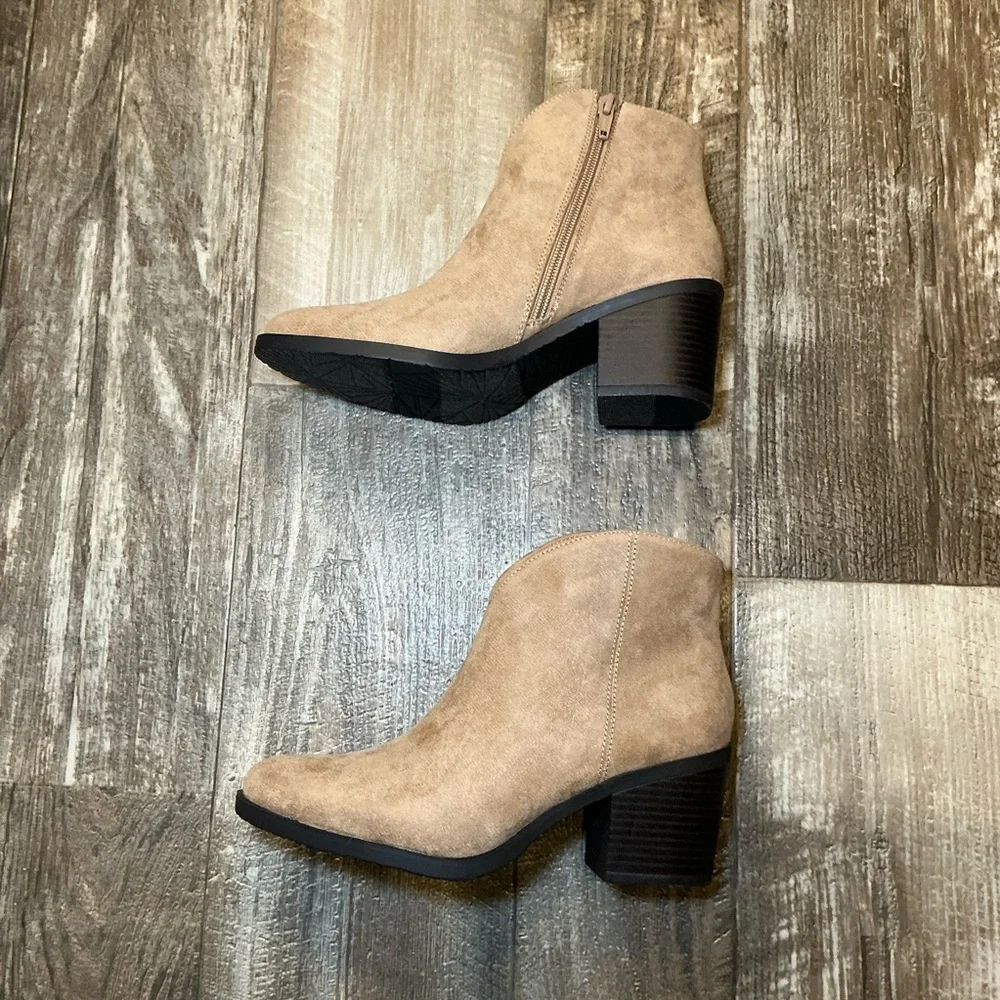 Tan Ankle Boots Size 6.5 - Picture 11 of 16